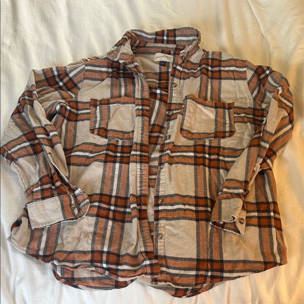 Plaid Flannel Shirt for Women